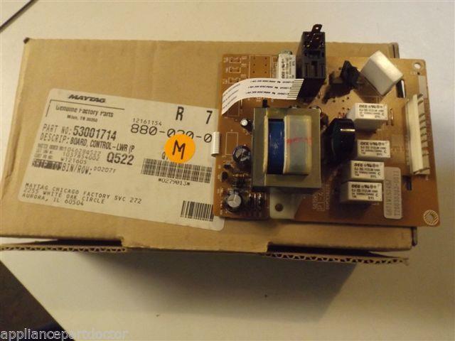 MAYTAG MICROWAVE 53001714 Board, Control-LWR (pcb) NEW IN BOX MAYTAG MICROWAVE 53001714 Board, Control-LWR (pcb) NEW IN BOX